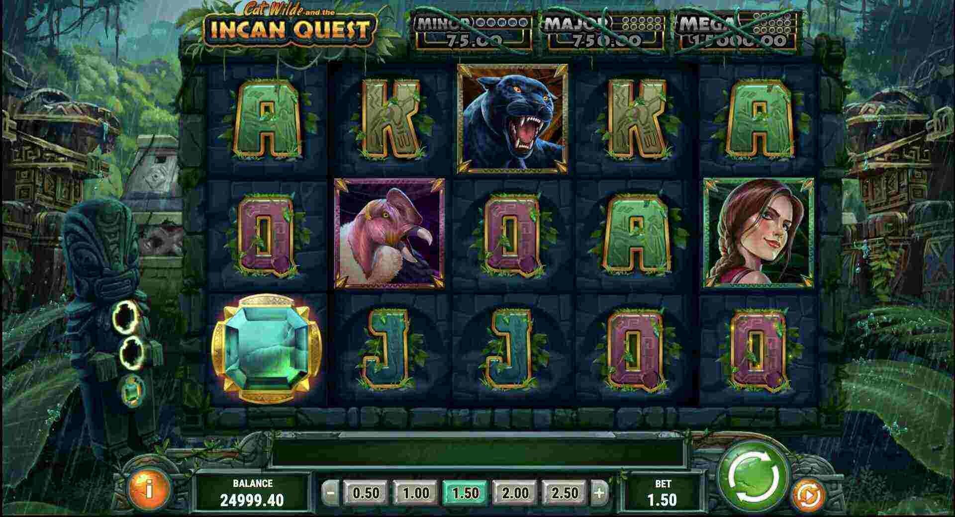 Cat Wilde and the Incan Quest slot by Play'n Go