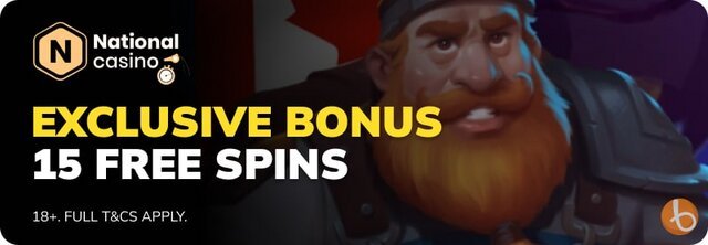 National Casino free spin offer