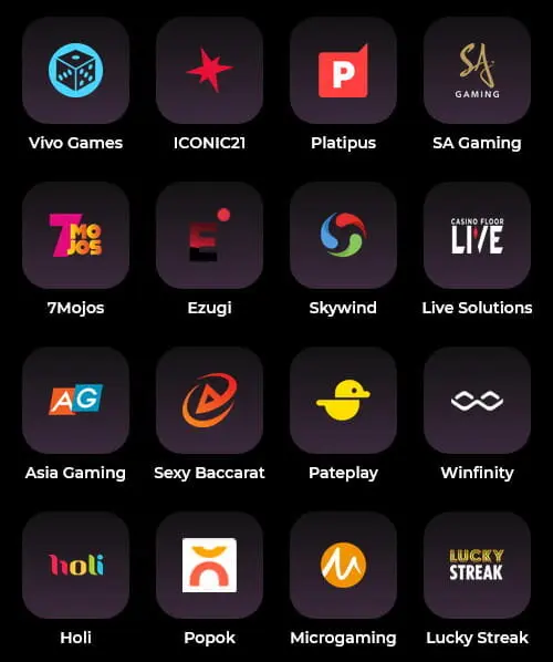 Live casino game developers