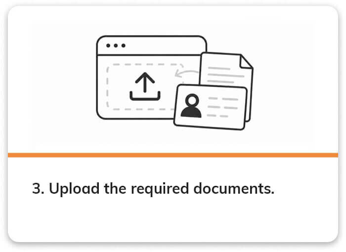 Step 3: Upload the documents