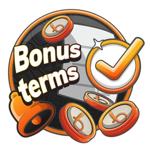 Bonus terms text with Bojoko branding