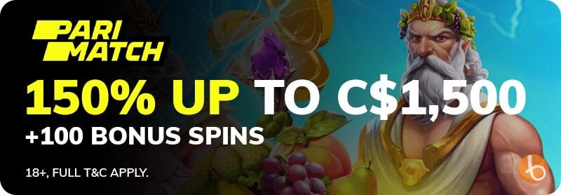 Parimatch Casino welcome bonus