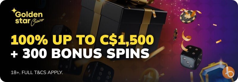 Golden Star Casino bonus banner