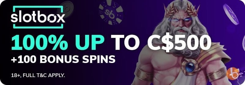 Slotbox Casino sign up offer