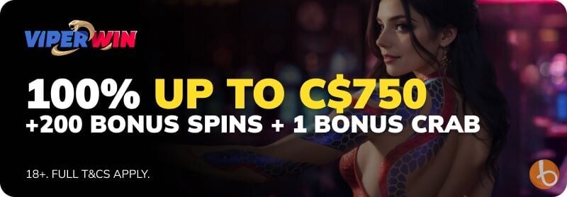 ViperWin casino welcome bonus