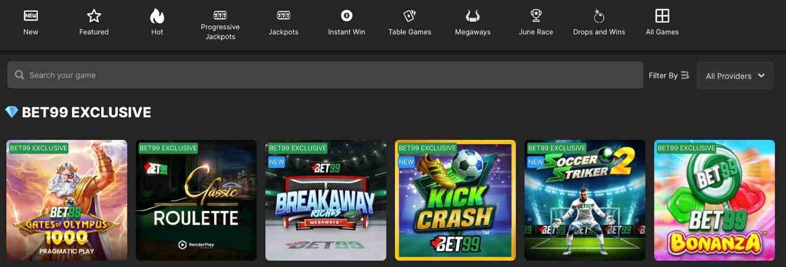 BET99 games