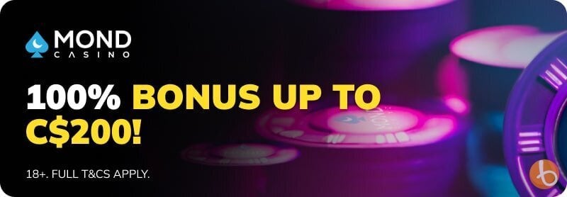 Mond Casino bonus banner