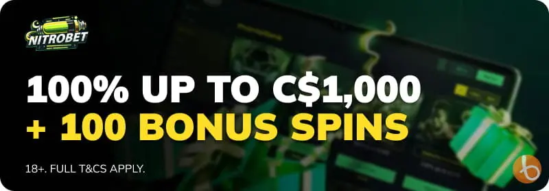 Nitro Casino bonus banner