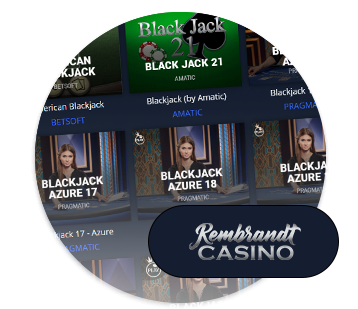 You can claim blackjack bonuses from Rembrandt Casino