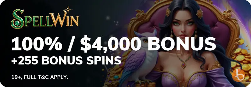 Spellwin deposit bonus banner