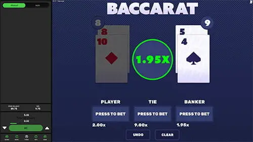 Baccarat by Hacksaw Gaming