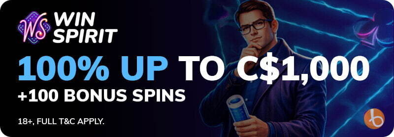 WinSpirit welcome bonus