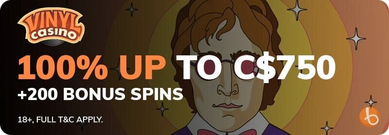 Vinyl Casino welcome bonus offer