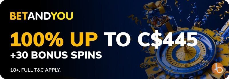 BetAndYou welcome bonus offer