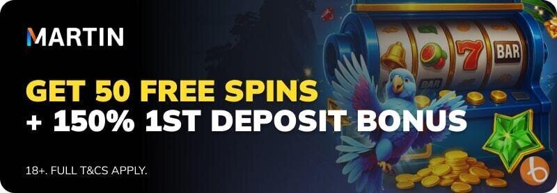 Martin Casino bonus banner