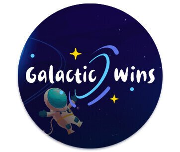 Galactic Wins casino logo rounded