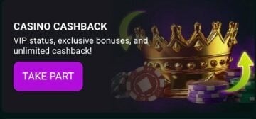 SpinBetter VIP cashback bonus