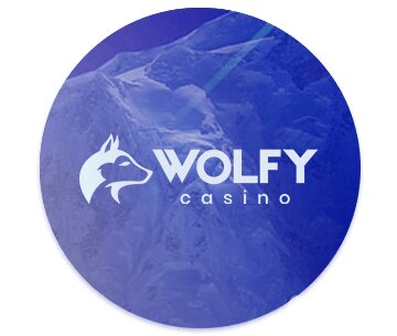 rounded logo of Wolfy Casino