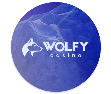 Wolfy Casino logo circle