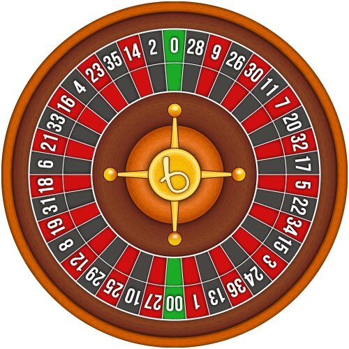 American roulette wheel