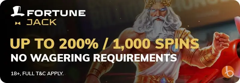 FortuneJack casino welcome bonus