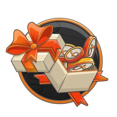 Gift box with a free bonus