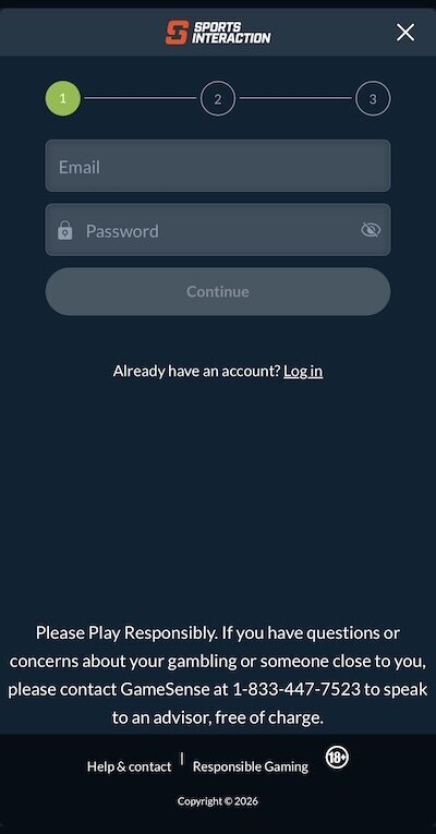 SIA Casino sign up 1