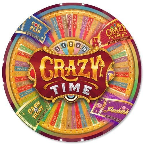 Crazy Time live casino game show logo