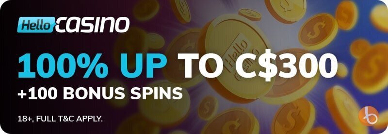 Hello Casino welcome bonus offer