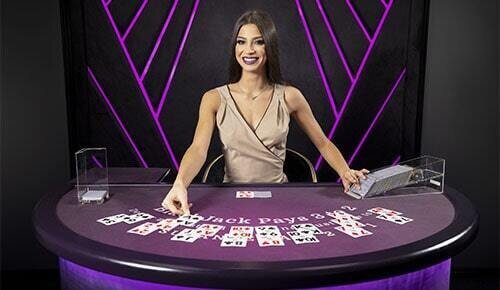 Blackjack salon prive game by Ezugi