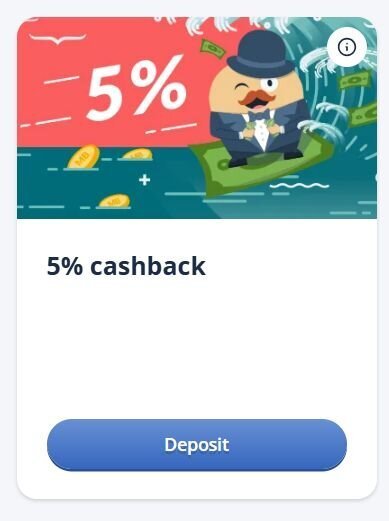 Mr Bet cashback