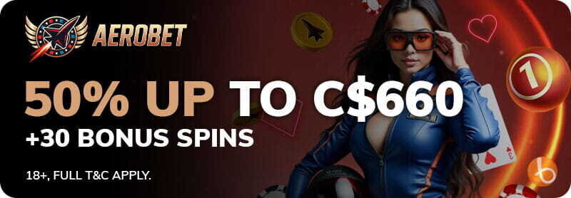 Aerobet casino welcome bonus