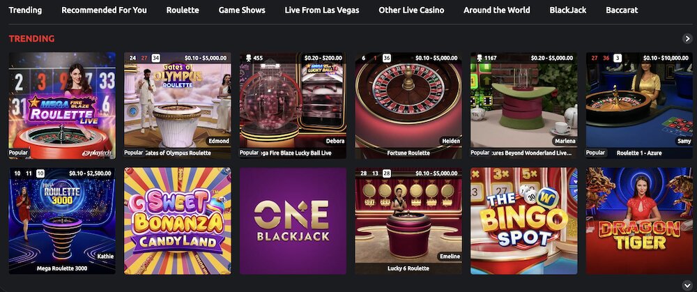 Knightslots Ontario live casino