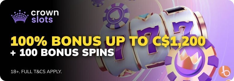 CrownSlots bonus banner