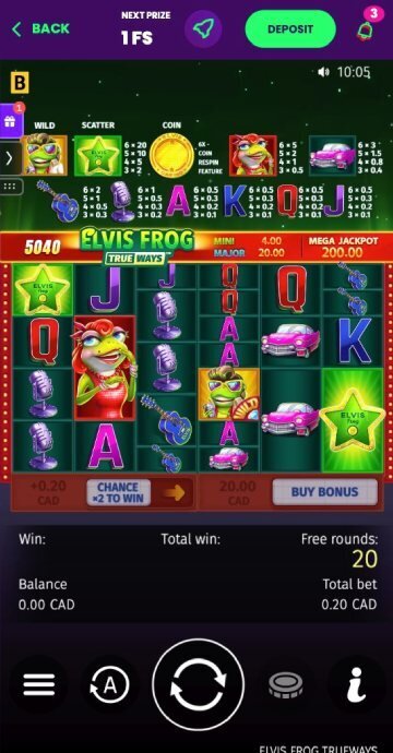 Casino Rocket bonus code step 4