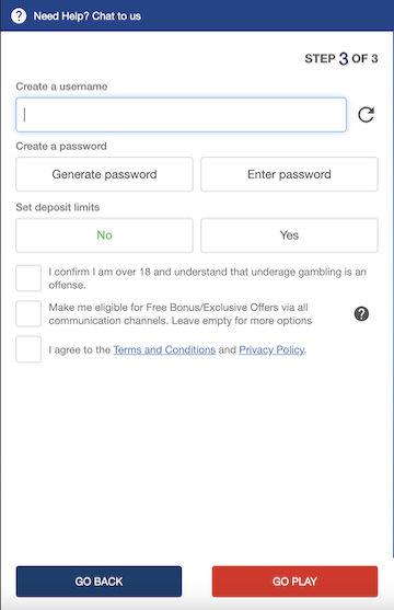 Where to enter the bonus code at LuckyLouis