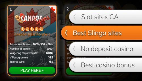 Find a Slingo online casino from our casino list