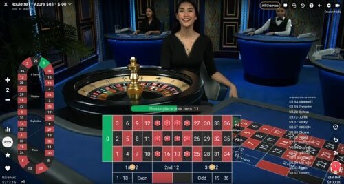 Live Roulette screenshot