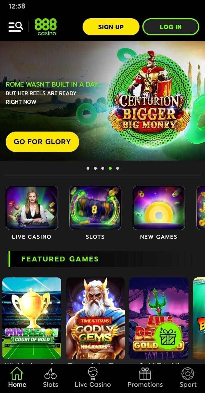 888 Casino lobby