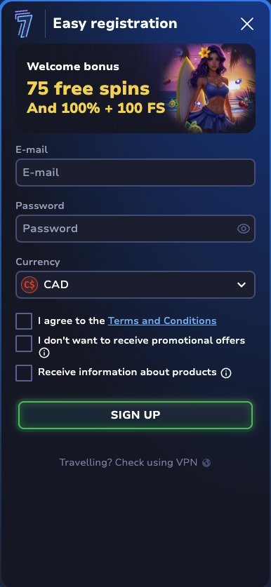 Where To Enter 7Bit Casino Promo Code