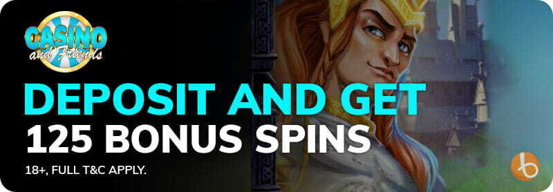 Casino and Friends welcome bonus