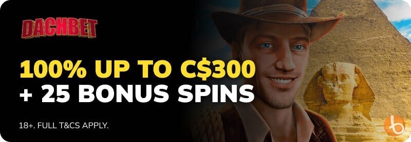 Banner of Dachbet casino bonus