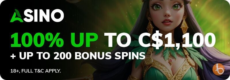 Asino Casino welcome bonus offer