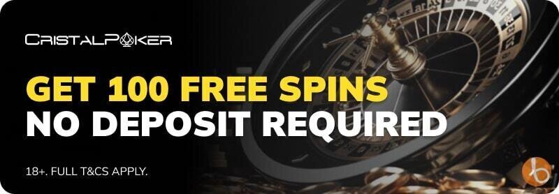 CristalPoker casino bonus banner