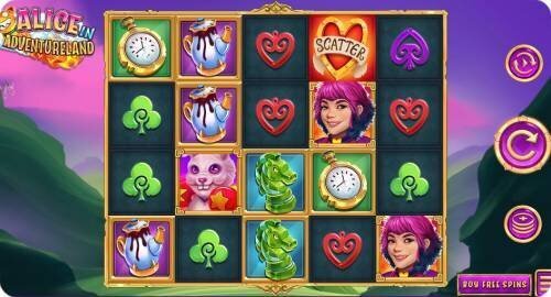 Alice in Adventureland slot by Fantasma Games