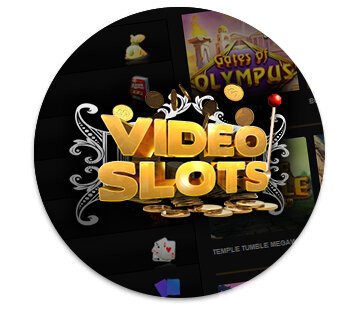 Videoslots casino logo circle