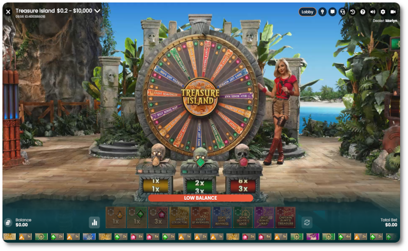 Enjoy Treasure island at Dogecoin casinos