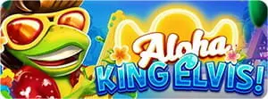 Aloha King Elvis slot logo