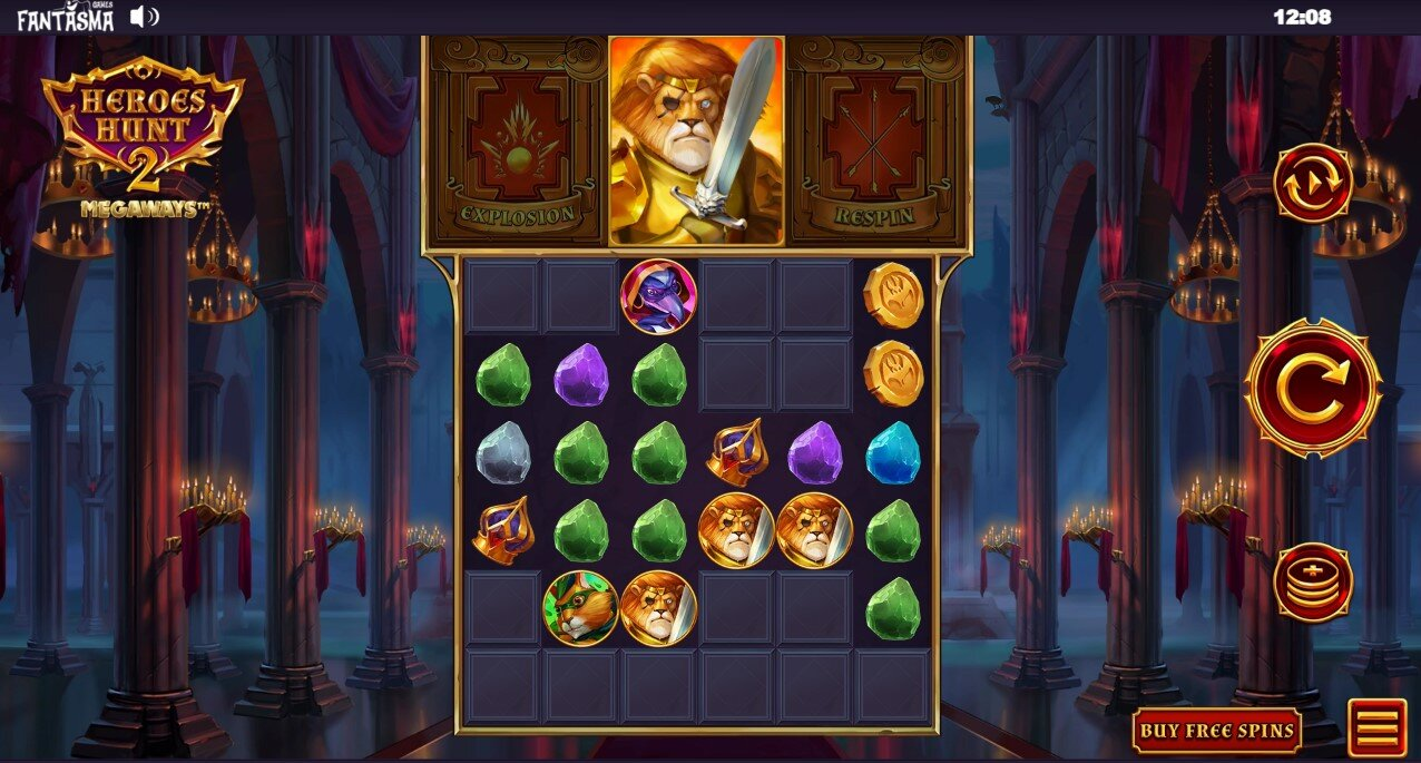 Heroes Hunt 2 Megaways slot with feature buy