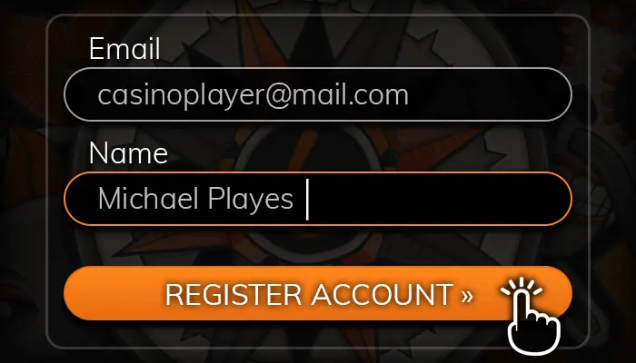 Sign up for a casino account